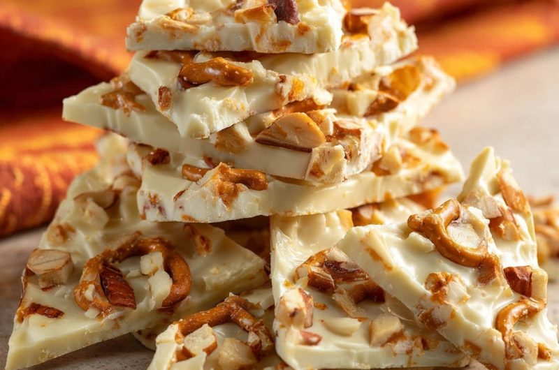 White Chocolate Pretzel Bark