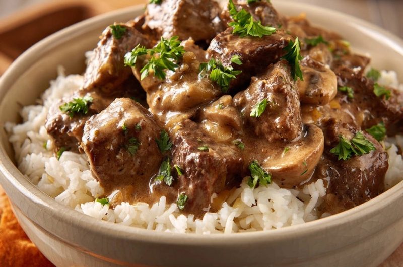 Beef Stroganoff