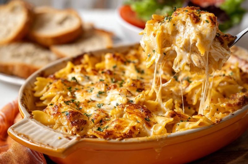 Cheesy Chicken Farfalle