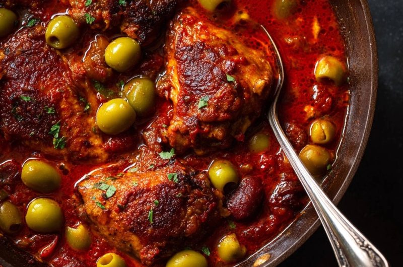 Chicken and Olive Stew