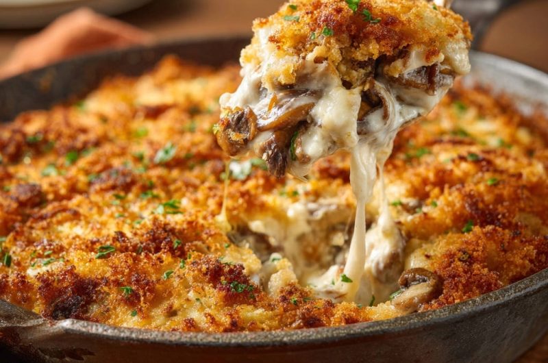Mushroom Gratin
