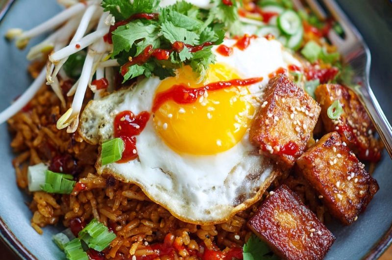 Crispy Tofu Fried Rice