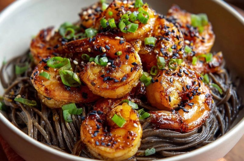 Glazed Garlic Shrimp