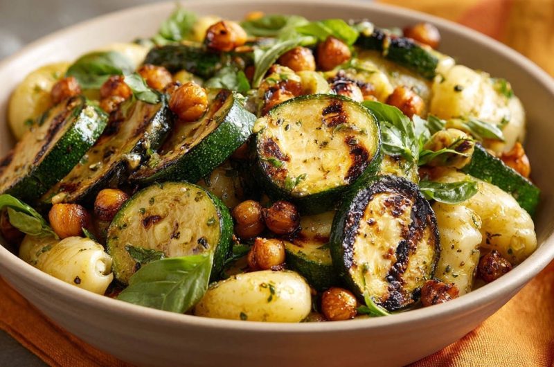 Grilled Zucchini Gnocchi