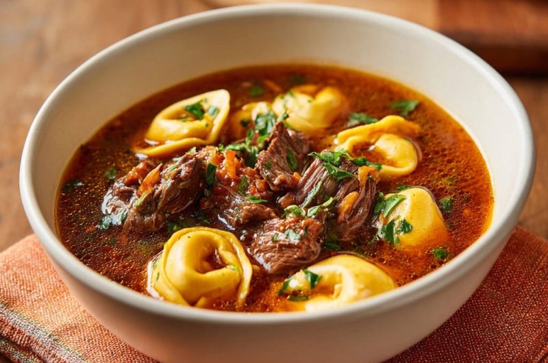 Beef Tortellini Soup