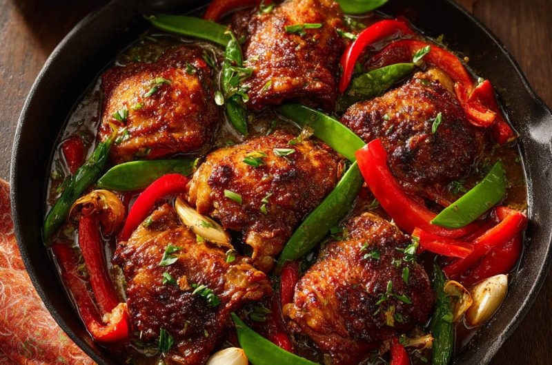 Skillet Chicken Thighs