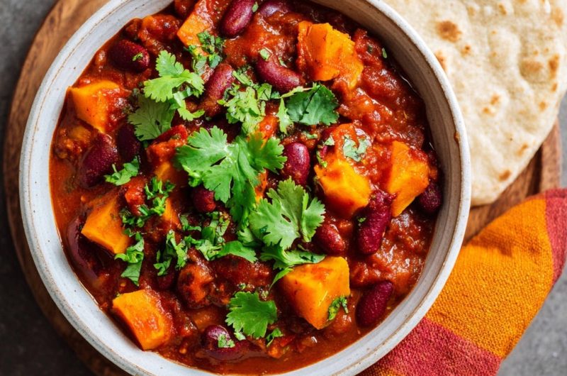 Sweet Potato Kidney Bean Chili