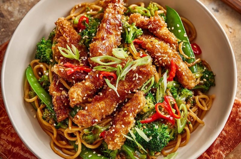 Crispy Chicken Noodles