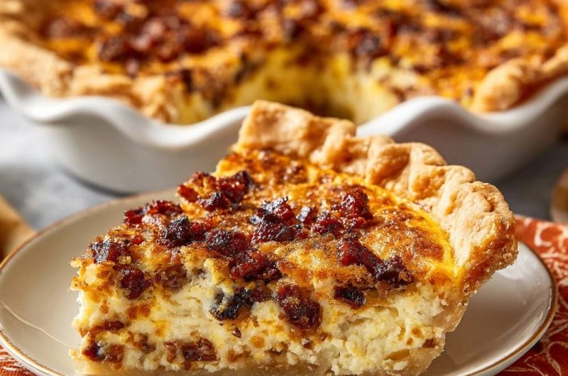 Bacon Cottage Cheese Quiche