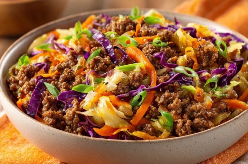 Beef and Cabbage Stir-Fry