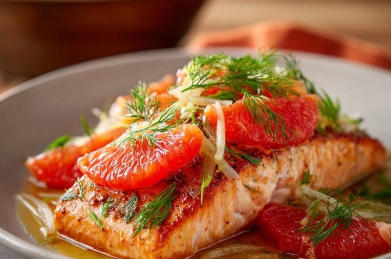 Blood Orange Dill Salmon