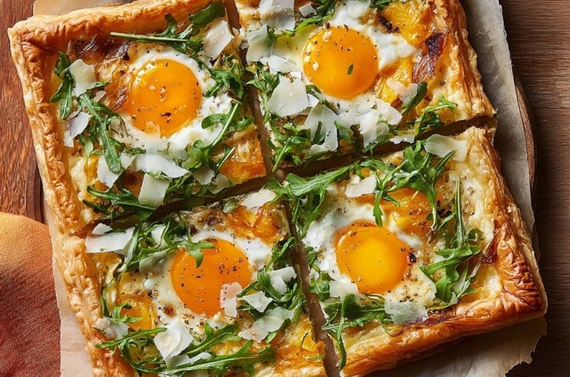 Caramelized Onion Egg Tart