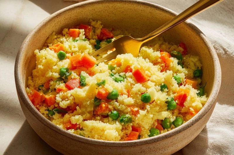 Carrot Pea Couscous