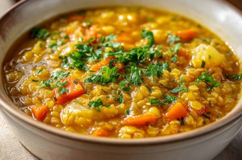 Carrot Potato Lentil Soup