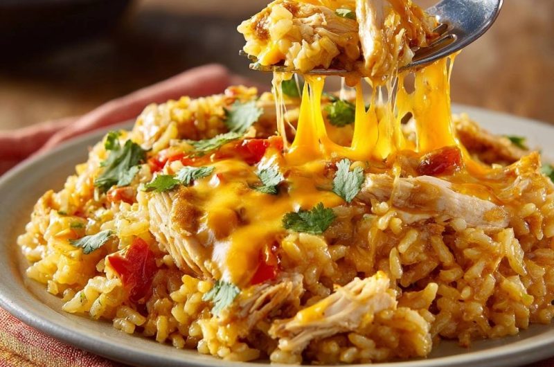 Cheesy Chicken Rice