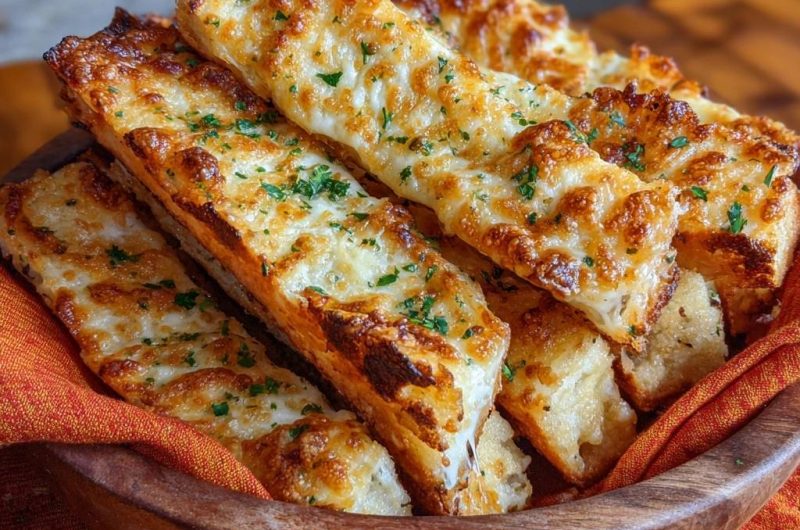 Cheesy Garlic Bread Sticks