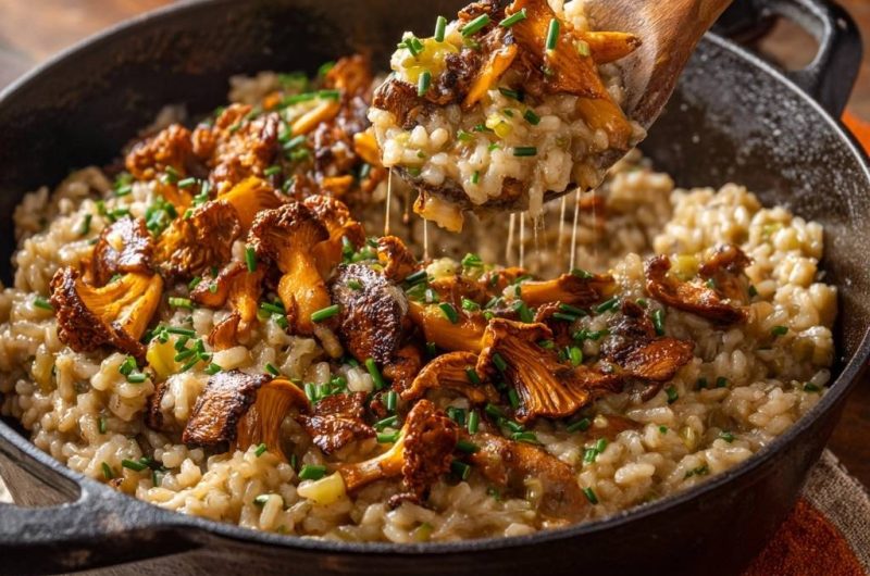 Chanterelle Mushroom Risotto