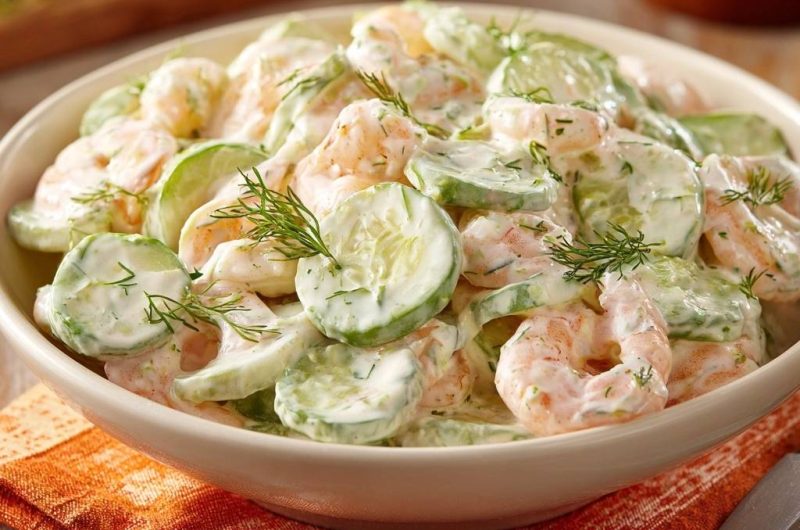 Shrimp Cucumber Dill Salad