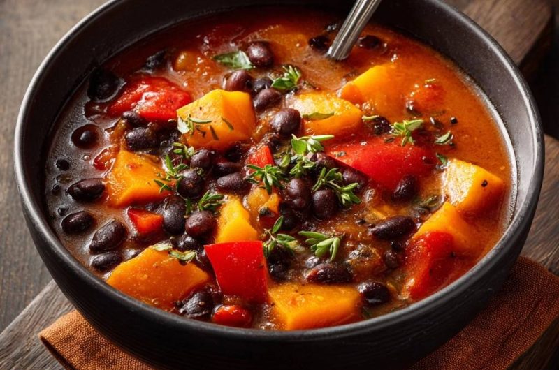 Black Bean Butternut Squash Soup