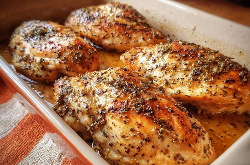 Herb Baked Chicken Breasts