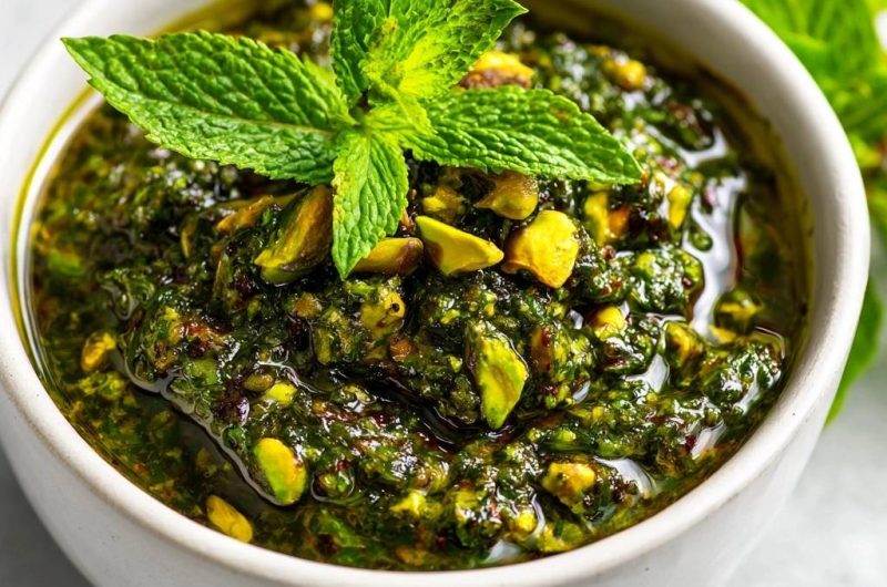 Mint Pistachio Pesto