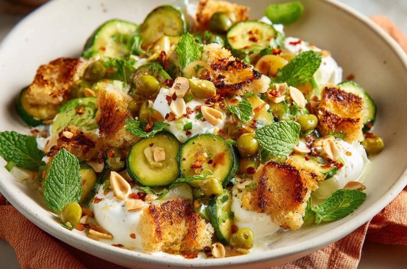 Zucchini Burrata Salad