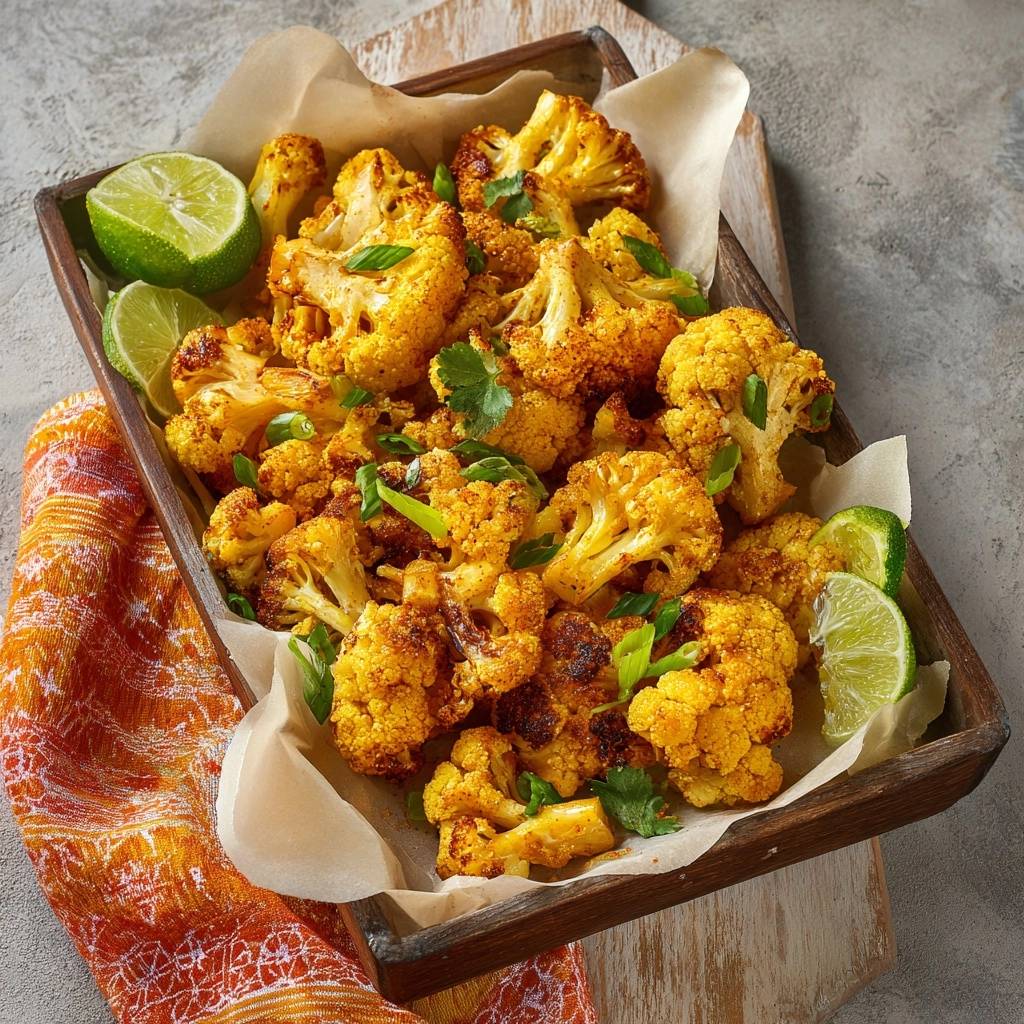 Turmeric Roasted Cauliflower in 40 Minutes