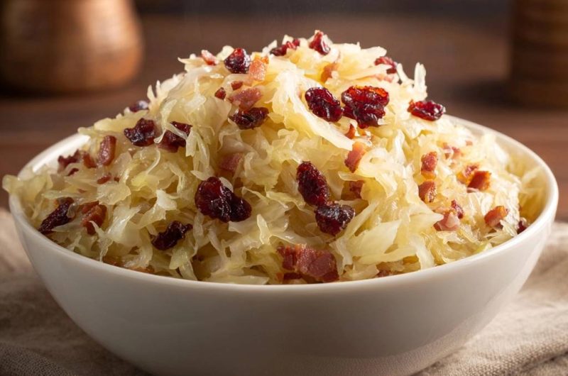 Bacon Cranberry Sauerkraut