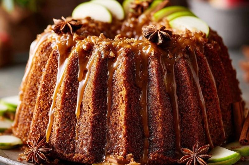 Caramel Apple Bundt Cake