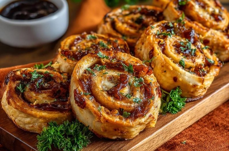 Caramelized Onion Puff Rolls