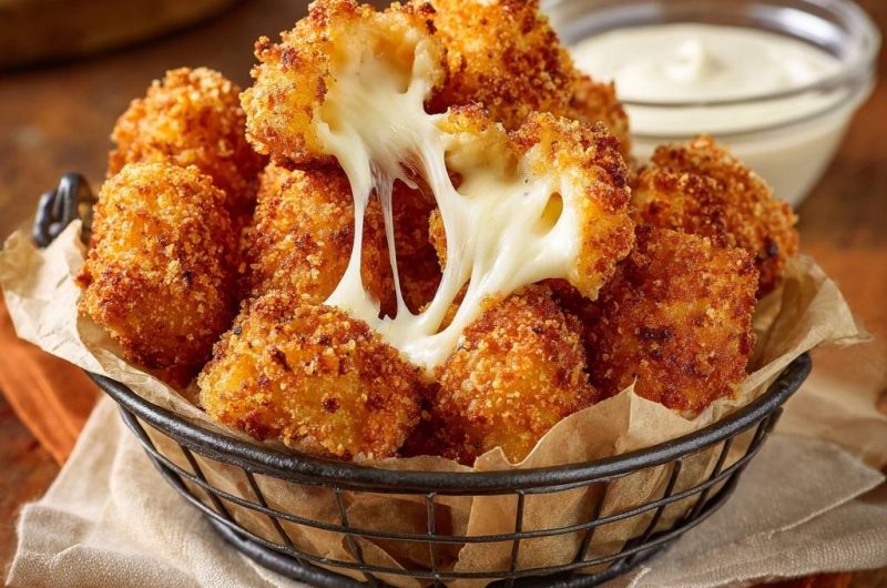 Cheesy Cauliflower Nuggets