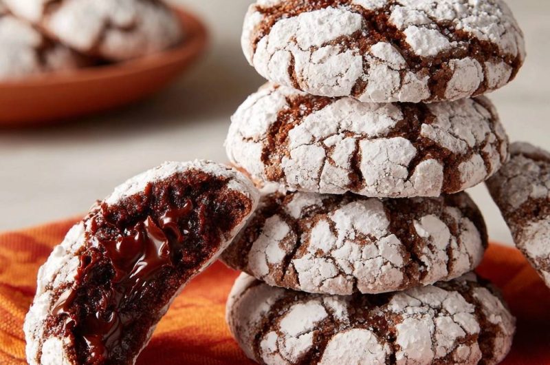 Chocolate Crinkle Cookies