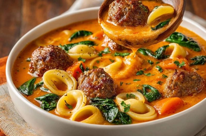 Carrot Meatball Orecchiette