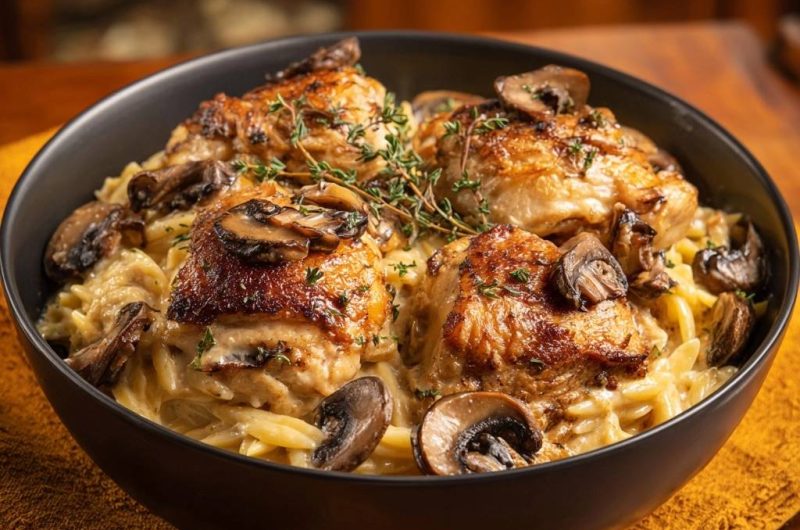 Chicken Mushroom Pasta
