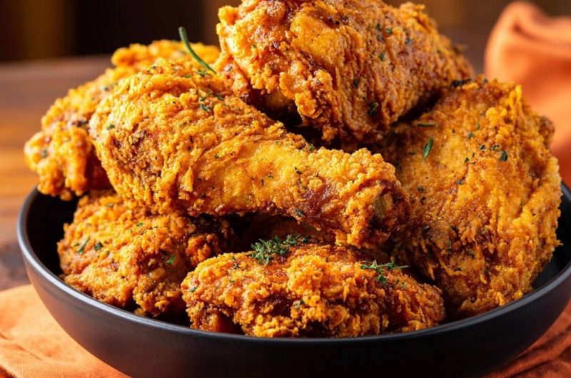 Crispy Fried Chicken Thighs