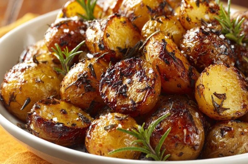 Crispy Rosemary Baby Potatoes
