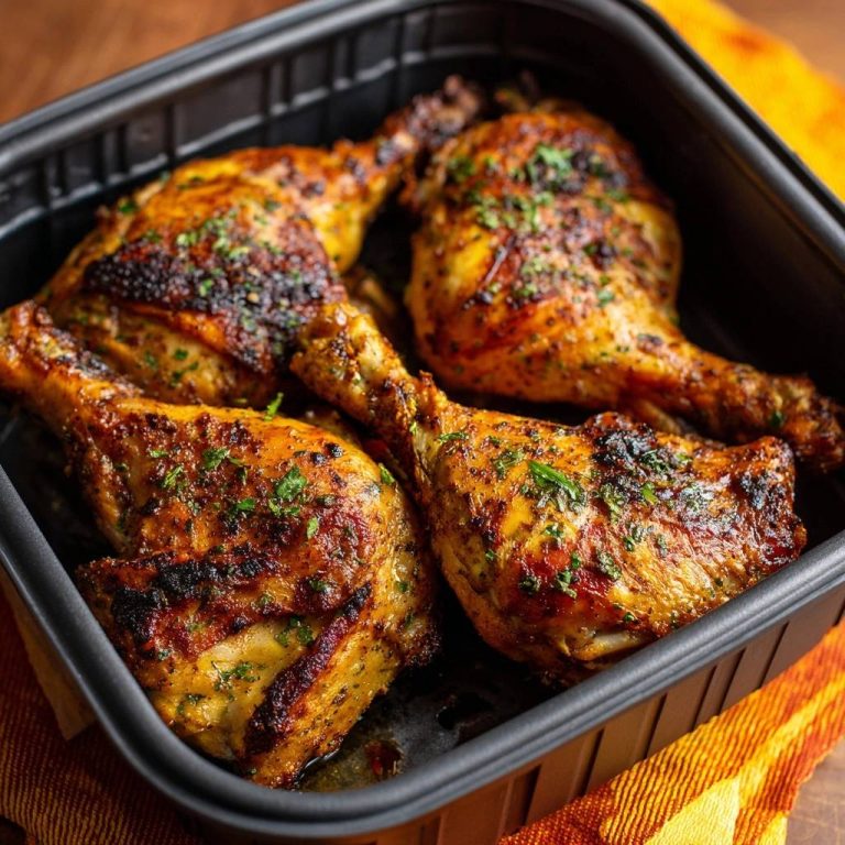 Crispy spiced chicken drumsticks presented in a black tray, showcasing their seasoned texture and golden-brown skin.