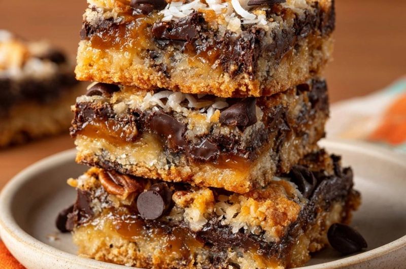 Caramel Coconut Pecan Bars