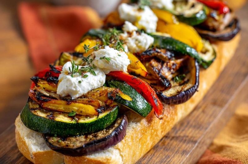 Grilled Veggie Baguette