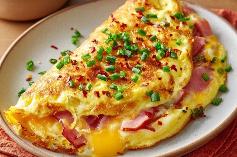 Ham and Cheese Omelette