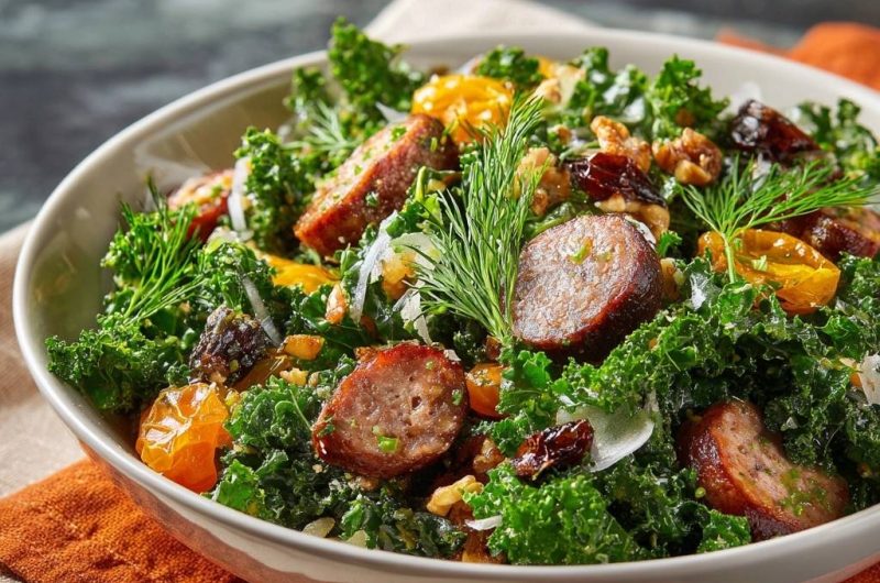 Kale Sausage Salad