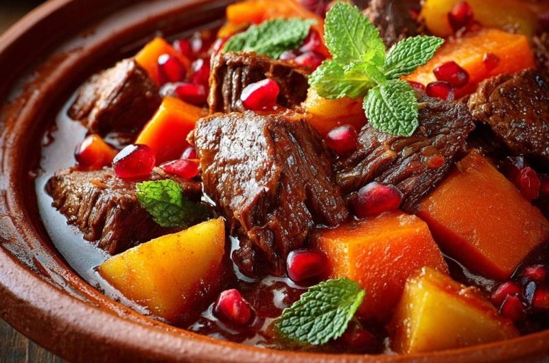 Pomegranate Beef Tagine