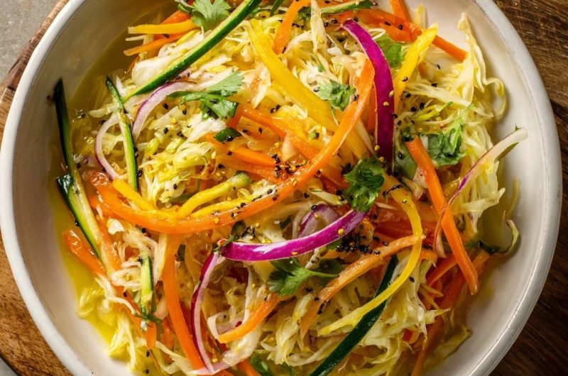 Rainbow Veggie Slaw