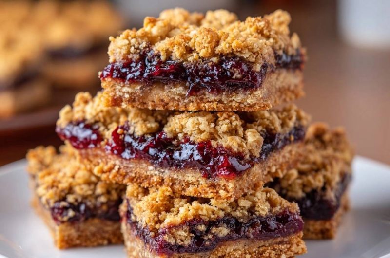 Raspberry Crumble Bars