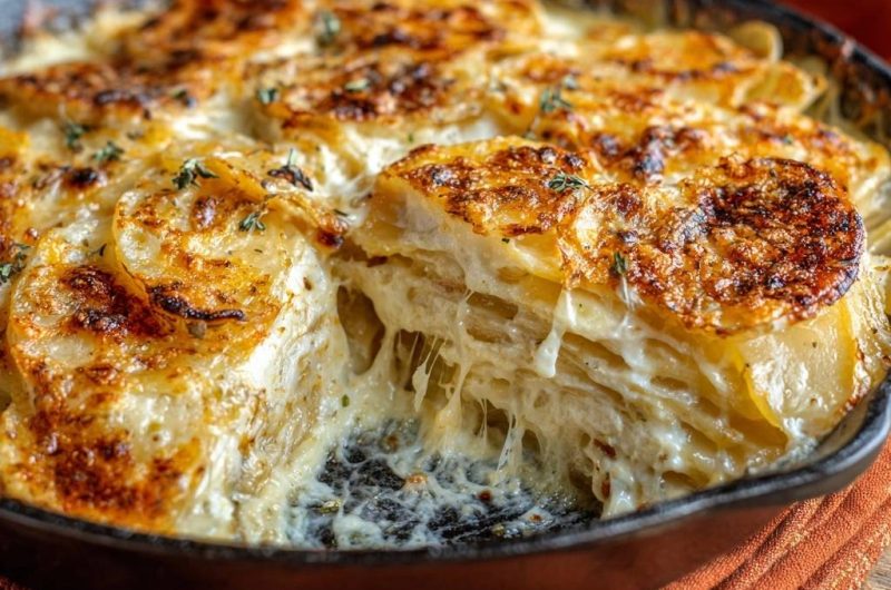 Cheesy Potatoes Au Gratin