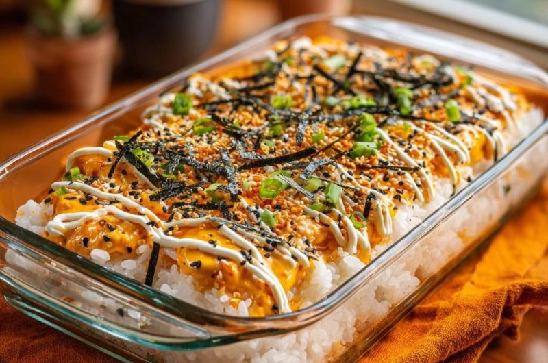 Spicy Sushi Bake