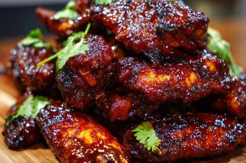 Sticky BBQ Chicken Wings