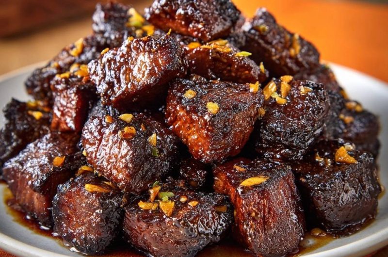 Sticky Garlic Beef