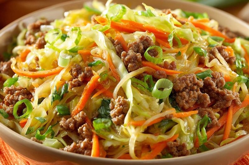 Beef Cabbage Stir-Fry
