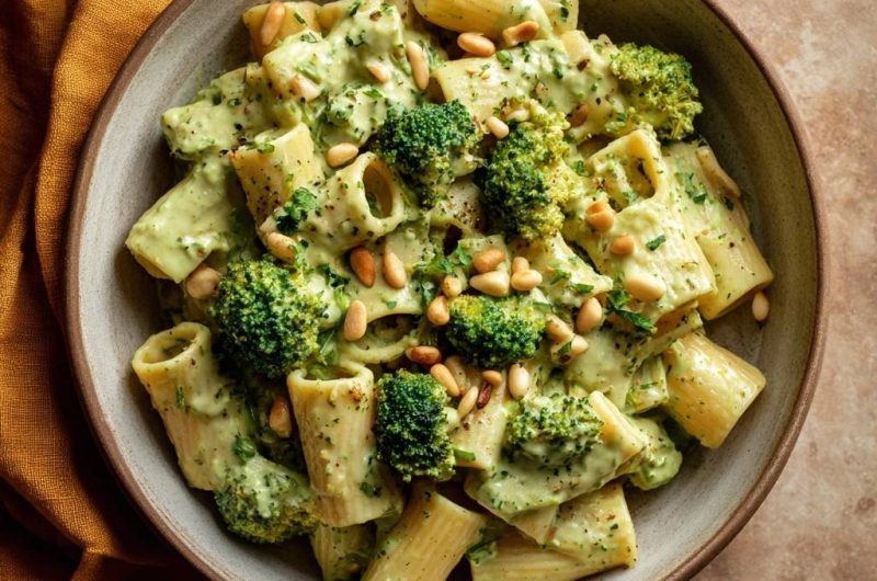 Broccoli Pesto Rigatoni
